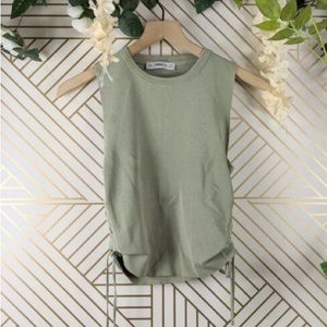 NWT Zara Sleeveless Knit Top with Laces